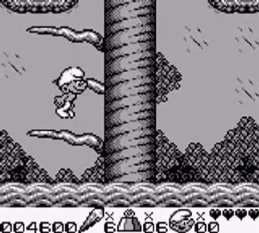 Die Schlumpfe: Reisen Um Die Welt screenshot 3 for GameBoy